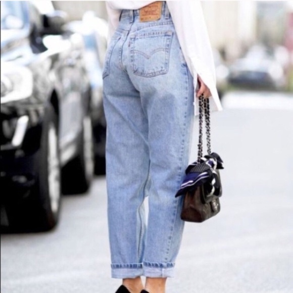 high rise mom jeans levis